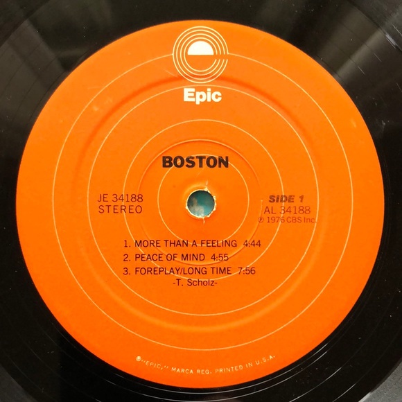 Boston Vinyl Lp - Picture 3 of 7